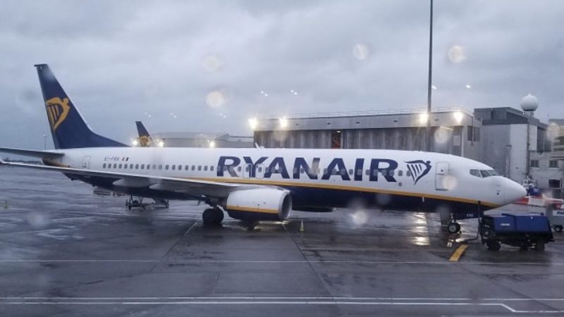 Ryan Air Plane On Tarmac